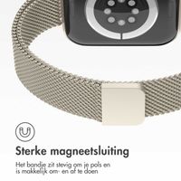 imoshion Slim Milanees bandje Apple Watch Series 1 t/m 9 / SE (38/40/41 mm) | Series 10 / 11 (42 mm) - Champagne