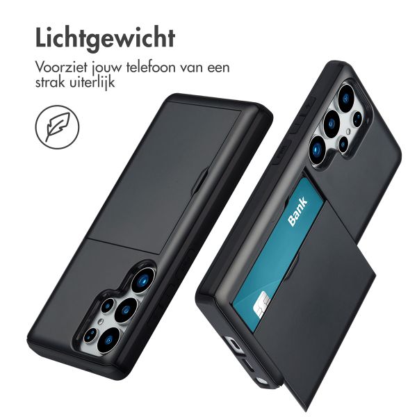 imoshion Backcover met pasjeshouder Samsung Galaxy S25 Ultra - Zwart
