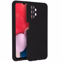 Accezz Liquid Silicone Backcover Samsung Galaxy A13 (4G) - Zwart