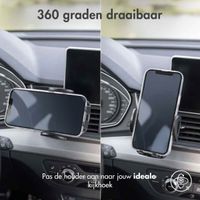Autopakket | Mini Autolader USB-C / USB-A + CarPlay Dongle + Telefoonhouder Auto - Ventilatierooster - Zwart
