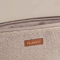 Selencia Teddy Laptop hoes 13-14 inch - Laptopsleeve - Sand