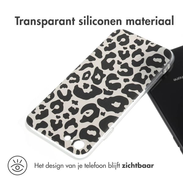imoshion Design hoesje Apple iPhone SE (2022 / 2020) / 8 / 7 - Leopard Transparent