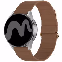 imoshion Magnetisch lederen bandje  - Universeel 22 mm aansluiting - Bruin