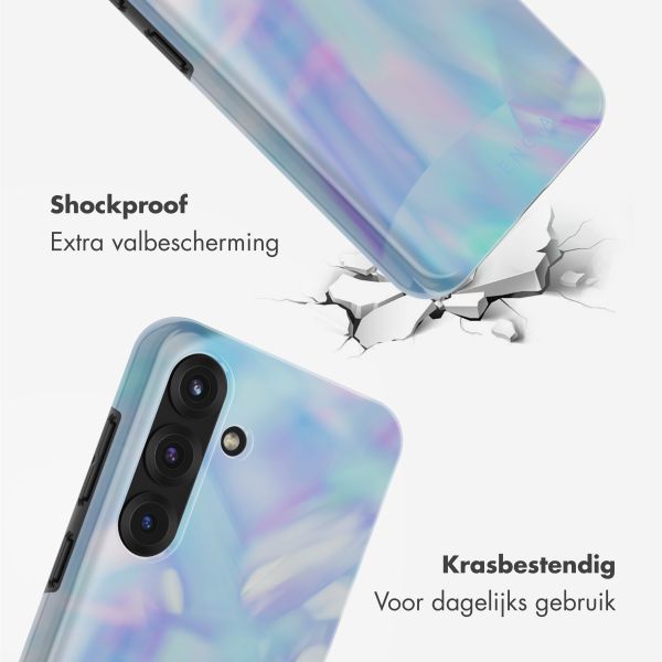 Selencia Vivid Backcover Samsung Galaxy S25 - Holographic Blue Dream