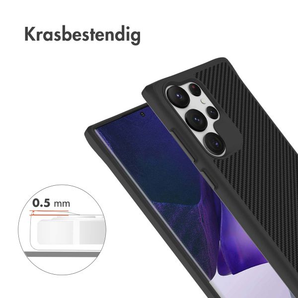 imoshion Rugged Hybrid Case Samsung Galaxy S23 Ultra - Zwart