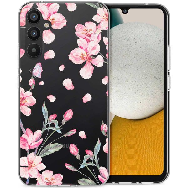 imoshion Design hoesje Samsung Galaxy A34 (5G) - Bloem - Roze