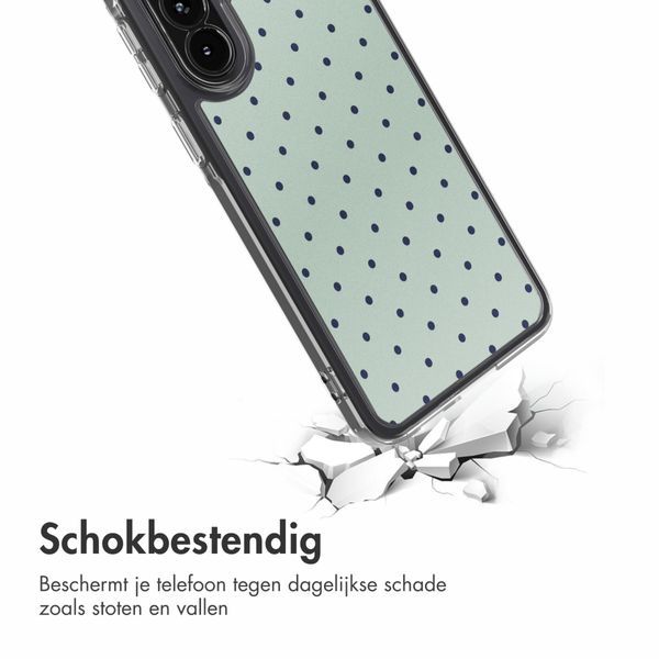imoshion Design hoesje Samsung Galaxy A57 (5G) - Polka Dot Mintgroen