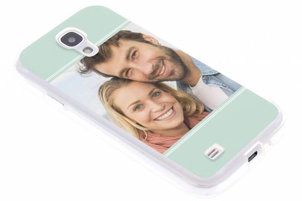 Ontwerp je eigen Samsung Galaxy S4 gel hoesje - Transparant