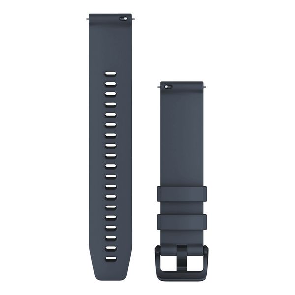 Garmin Siliconen bandje  - Garmin 20 mm aansluiting - Granite Blue