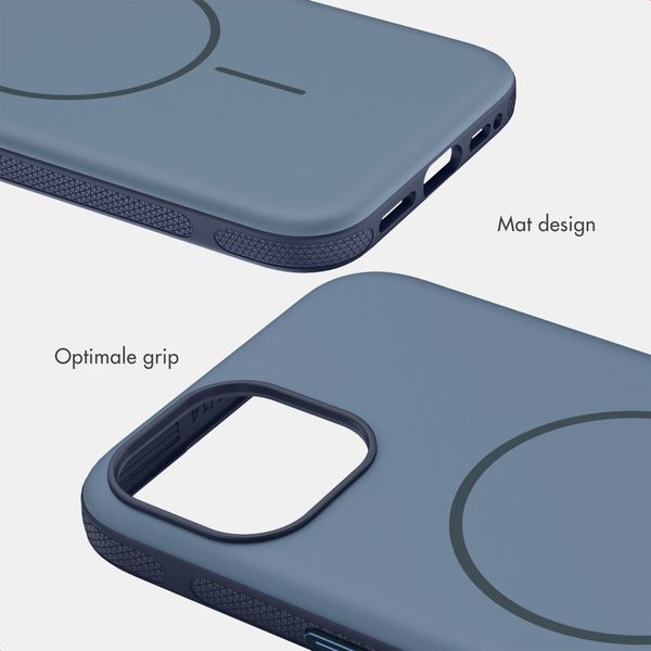 imoshion Color Backcover met Thin MagSafe Ring Apple iPhone 14 / 13 - Donkerblauw