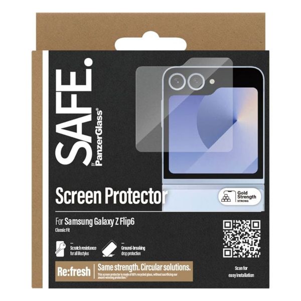 SAFE by PanzerGlass Ultra-Wide Fit Screenprotector Samsung Galaxy Z Flip 6