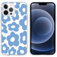 imoshion Design hoesje iPhone 13 Pro - Retro Blue Flowers