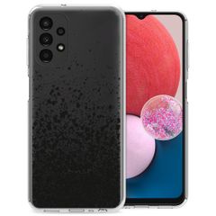 imoshion Design hoesje Samsung Galaxy A13 (4G) - Spetters - Zwart