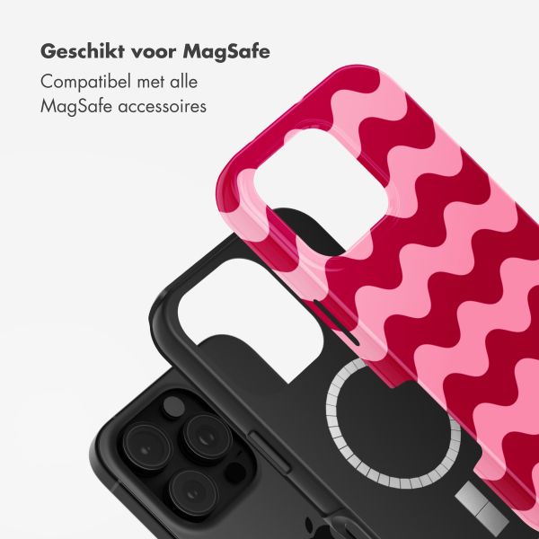 Selencia Vivid Backcover met MagSafe Apple iPhone 16 Pro - Wave Vibes Lipstick