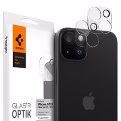 Spigen GLAStR EZ Fit Optik Camera Protector 2 Pack Apple iPhone 15 / 15 Plus - Crystal Clear