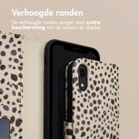 imoshion Design Bookcase iPhone Xr - Black And White Dots