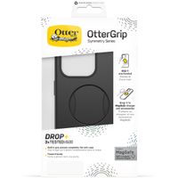 OtterBox Otter + Pop Symmetry Backcover Apple iPhone 15 Pro Max - Zwart