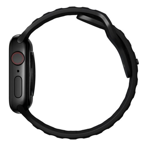 Nomad Sport band FKM Apple Watch Series 1 t/m 9 / SE (38/40/41 mm) | Series 10 / 11 (42 mm) - Zwart