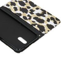 Design Softcase Bookcase Nokia 2.3 - Panter Zwart