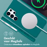 imoshion Color Backcover met afneembaar koord MagSafe Samsung Galaxy S25 Ultra - Donkergroen