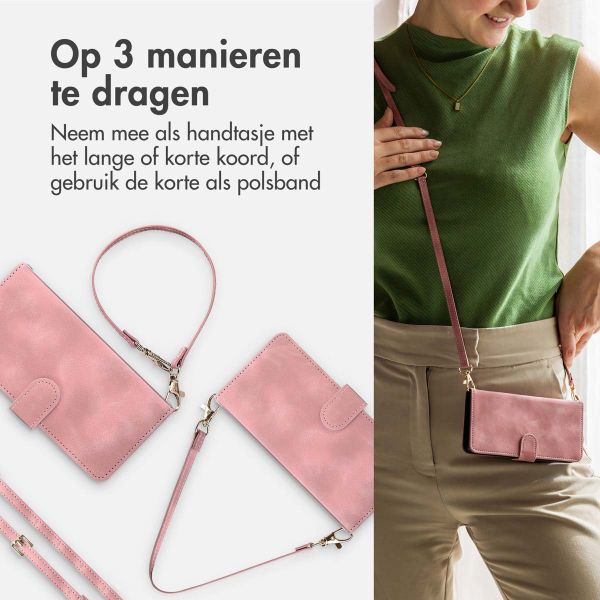 imoshion Bookcase met koord Apple iPhone SE (2022 / 2020) / 8 / 7 - Roze