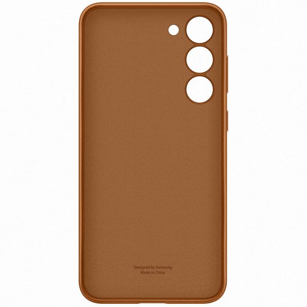 Samsung Originele Leather Backcover Samsung Galaxy S23 Plus - Bruin