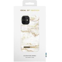 iDeal of Sweden Fashion Backcover iPhone 12 Mini - Golden Pearl Marble