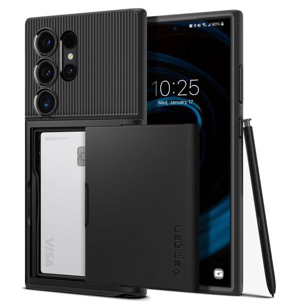 Spigen Slim Armor CS Backcover Samsung Galaxy S24 Ultra - Black