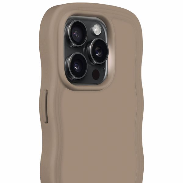 Holdit Wavy Case iPhone 15 Pro Max - Mocha Brown