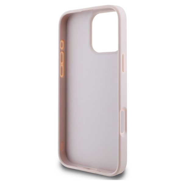 Guess 4G Metal Logo Backcover iPhone 16 Pro Max - Roze