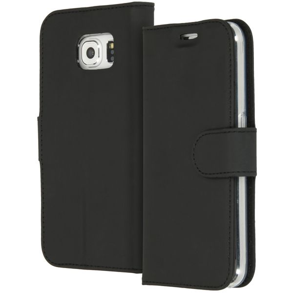 Accezz Wallet Softcase Bookcase Samsung Galaxy S6 - Zwart