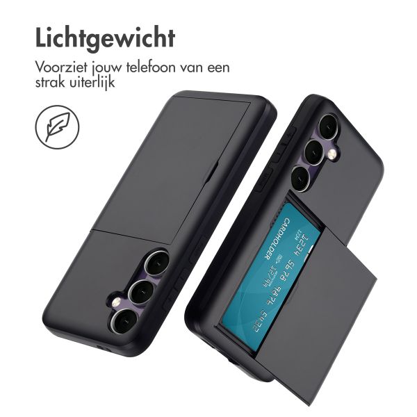 imoshion Backcover met pasjeshouder Samsung Galaxy S24 FE - Zwart