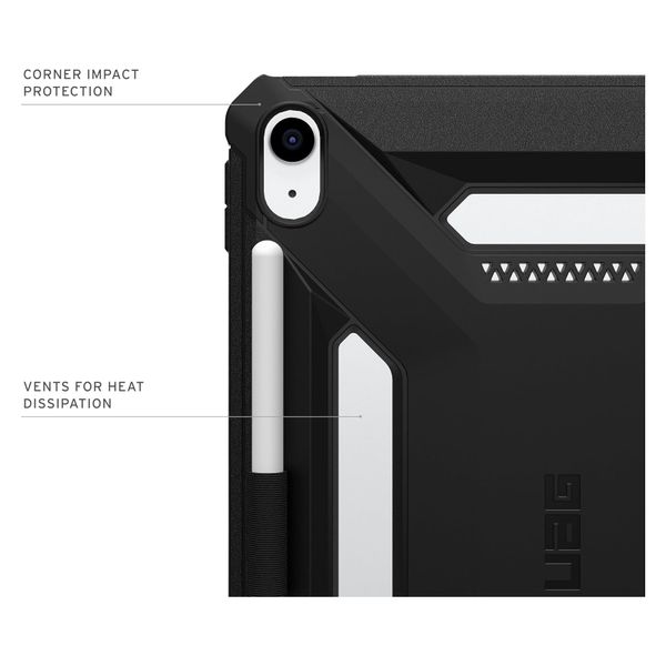 UAG Scout LT backcover Apple iPad 11 (2025) 11 inch A16 / iPad 10 (2022) 10.9 inch - Black