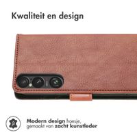 imoshion Luxe Bookcase Sony Xperia 1 VI - Bruin