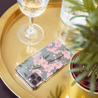 imoshion Design hoesje Samsung Galaxy S20 - Bloem - Roze / Groen