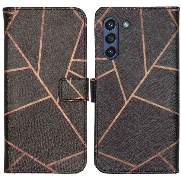 imoshion Design Softcase Bookcase Galaxy S21 FE - Black Graphic