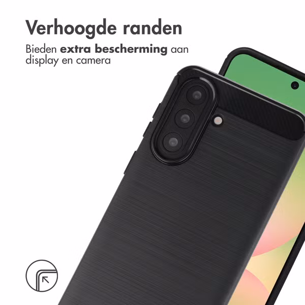 imoshion Brushed Backcover Samsung Galaxy A57 (5G) - Zwart