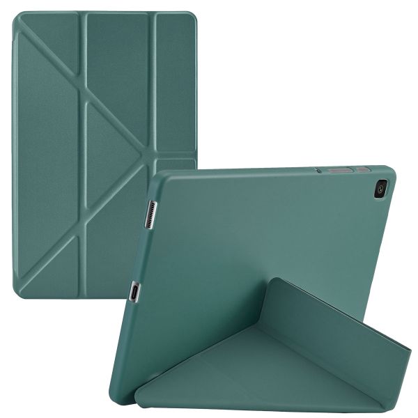 imoshion Origami Bookcase Samsung Galaxy Tab S6 Lite / Tab S6 Lite (2022) / Tab S6 Lite (2024) - Donkergroen