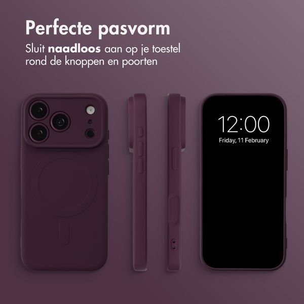 imoshion Color Backcover met MagSafe Apple iPhone 18 Pro / 17 Pro - Bordeaux