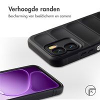 imoshion EasyGrip Backcover Oppo A6x (4G/5G) - Zwart