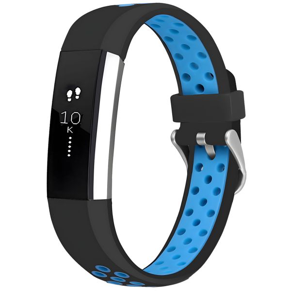 imoshion Siliconen sport bandje Fitbit Alta (HR) - Zwart/Blauw