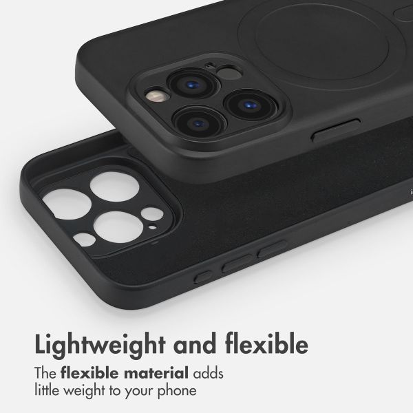 imoshion Colour Back Cover with MagSafe Apple iPhone 15 Pro - Black