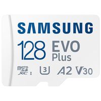 Samsung 128GB EVO Plus microSDXC geheugenkaart klasse 10 + adapter (2020) - MB-MC128HA/EU