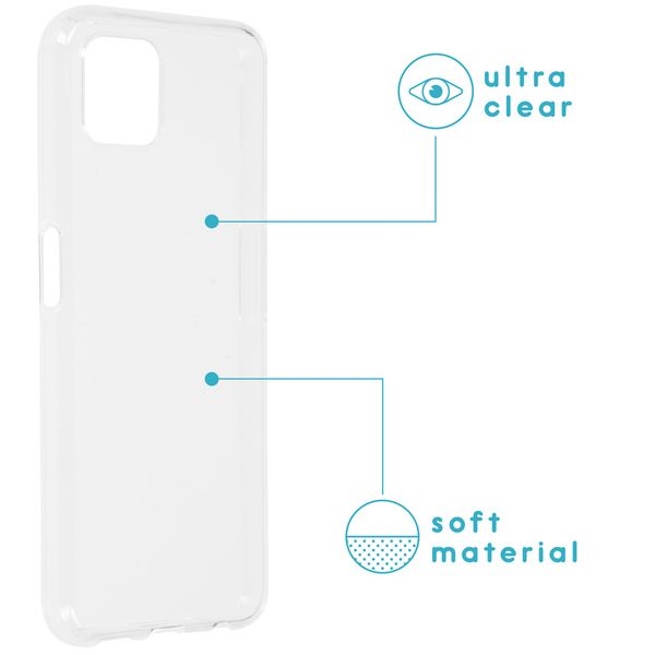 imoshion Softcase Backcover Oppo Reno4 Z 5G - Transparant