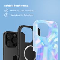 Selencia Vivid Tough Backcover met MagSafe Apple iPhone 16 Pro - Holographic Blue Dream