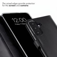 Selencia Genuine Leather Book Case Samsung Galaxy S26 FE - Black