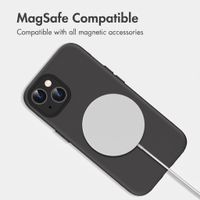 imoshion Colour Back Cover with Thin MagSafe Ring Apple iPhone 15 - Black