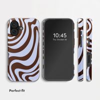 Selencia Vivid Back Cover with MagSafe Apple iPhone 16 - Dream Swirl Chocolate