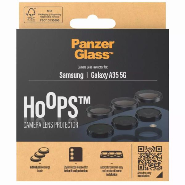 PanzerGlass Camera Protector Hoops Optic Rings Samsung Galaxy A35 - Black