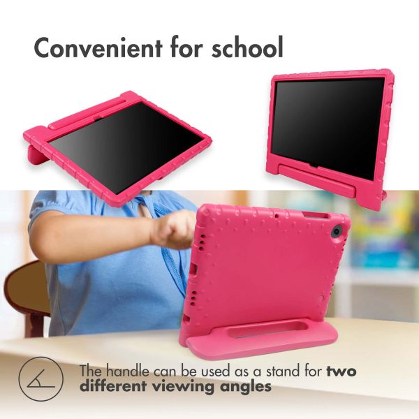 Accezz Kidsproof Backcover met handvat Apple iPad 9 (2021) 10.2 inch / iPad 8 (2020) 10.2 inch / iPad 7 (2019) 10.2 inch - Roze